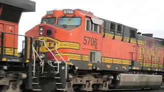 Santa Fe Nose Door: BNSF 6506 West in Princeton, IL 4/4/24