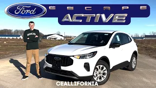 2024 Ford Escape Active | The Base Model Has Options! | Walkaround Review and Test Drive