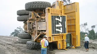 Extreme Dangerous Idiots Biggest Dump Truck Driving Skill - Fastest Fails Truck Driving Compilation
