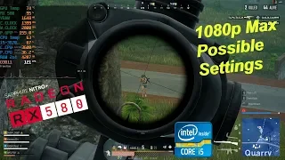 PUBG Lite | RX 580 + i5-3570 | 1080p Max Possible Settings | Gameplay???