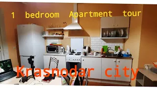 Living cheap In krasnodar Russia -1 Bedroom Apartment Tour  ($200/Monthly) 44m square