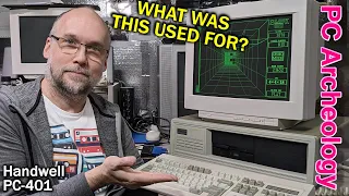 PC Archeology: Not just another normal IBM PC XT clone (Handwell PC-401)