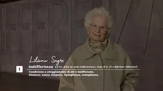 Giornata della memoria, Liliana Segre spiega tutto il male dell'indifferenza