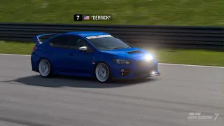 Using the Subaru WRX STI Type S in 'Gran Turismo 7'...