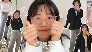 codibook try-on haul + review | korean fashion that ships fast?!!??