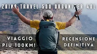 Zaino Travel 500 Organizer 40L  - viaggio sull’isola Gran Canaria più 100 km!