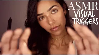 ASMR Visual Triggers for Sleep (Face touching, Face Brushing, Hand movements, Light, Cottons..)