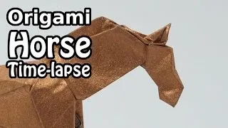Origami Horse - Time-lapse (Jason Lin)