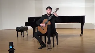 Dario Markulincic plays Schubert, Giuliani and Bach at Musikhochschule Münster