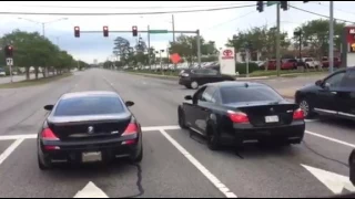 E60 m5 vs e63 m6 !!