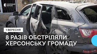 За минулу добу російські військові випустили по Херсонщині 290 снарядів