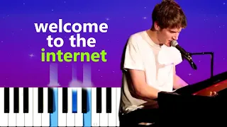 Welcome to the Internet - Bo Burnham (HARD Piano Tutorial)