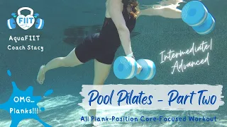 Pool Pilates - Part Two - Aqua Advanced Toning Water Exercises - Core & Balance (2023)