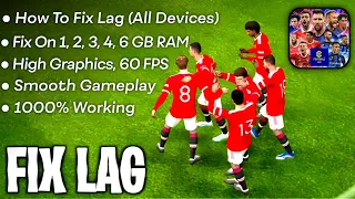 4 Tips ; How to FIX LAG in eFootball 2023 Mobile