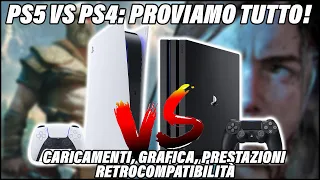 PS5 vs PS4: CONFRONTO TEMPI DI CARICAMENTO, PERFORMANCE, RETROCOMPATIBILITÀ