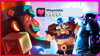 9999+ HP! HIGHEST HEALTH DECK in CLASH ROYALE HISTORY!