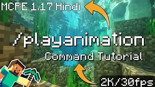 How To Use/playanimation In Minecraft In Hindi ?