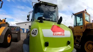 koe ajossa CLAAS TORION 537 SINUS ja  lopussa yllätys