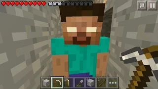 I FOUND HEROBRINE! HEROBRINE KILLED ME! Minecraft PE Herobrine Sighting! Mcpe Herobrine Proof 1.2.6