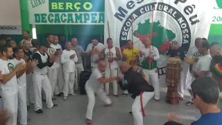 Batizado do mestre gato com meu mestre Márcio  na academia do mestre peu