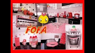 como decorar e deixar a cozinha fofa gastando pouco