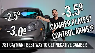 APEX | Best Way to Get Negative Camber on a 718 Porsche Cayman