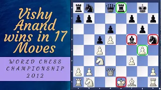 Vishy Anand wins in 17 moves - World Chess Championship 2012, Russia