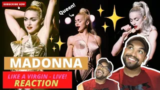 MADONNA LIKE A VIRGIN BLONDE AMBITION TOUR (REACTION)!