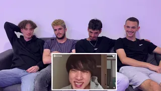 JIN THE SHYEST MEMBER OF BTS REACTION | MTF ZONE REACTS