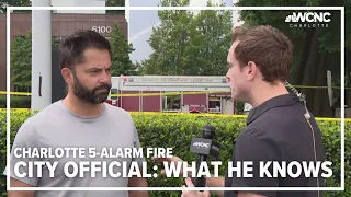 Charlotte councilman Tariq Bokhari discusses south Charlotte fire