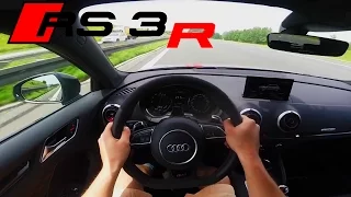 502HP Audi RS3 R MTM 290 km/h AUTOBAHN POV Speed SOUND Drive by AutoTopNL