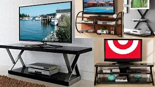 Modern creative metal frame TV stand design ideas / Metal frame tv cabinet design ideas