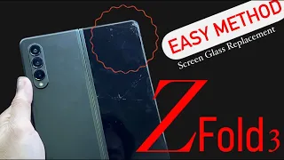 Samsung Z Fold 3 Front glass Replacement Simple method