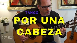 Por Una Cabeza | Classical Guitar | Fingerstyle | Arr. Nemanja Bogunovic