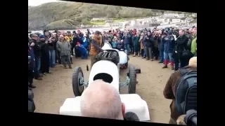 BABS Land speed record car on the sand at Pendine 2016