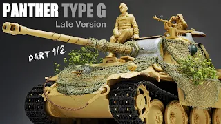 Panther Type G Late Version - Part 1 - 1/35 Tamiya - Tank Model - [ model building ]