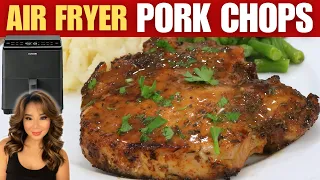 How to make PERFECT Air Fryer Pork Chops with Honey Garlic Sauce