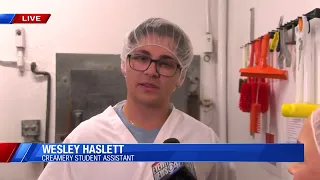 CBS47 Fresno Morning Show - Wesley Haslett, Fresno State Creamery Interview, 3/21/24