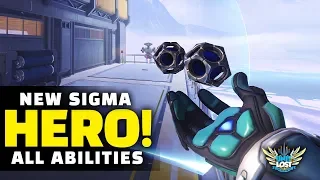 Overwatch - NEW Hero Sigma Gameplay! - ALL Abilities Breakdown