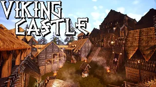 AC Valhalla Inspired Castle! Viking Castle - Speed Build | CONAN EXILES