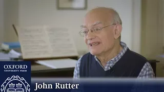 John Rutter: Advice for Emerging Composers