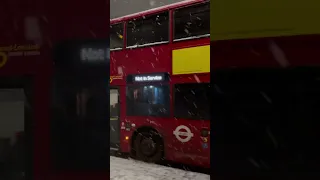 London Heavy Snowfall 11 December 2022 #shorts