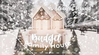 Roblox Bloxburg - No Advanced Placing Budget Winter Family House - Minami Oroi