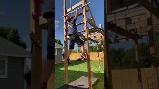 Backyard DIY Ninja Warrior Training
