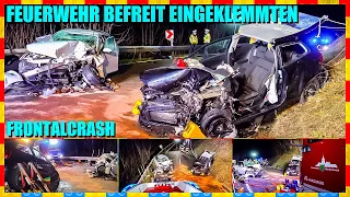 🟡 Heftiger Frontalcrash mit Vollsperrung 🟡 | 🚒 Feuerwehr Waldenbuch befreit eingeklemmten Fahrer 🚒