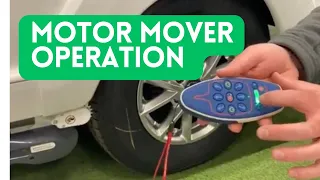 How To Operate The Motor mover On Your Caravan
