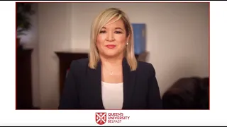 Michelle O'Neill address - Queen's University Belfast - centenary of partition