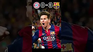 Barcelona vs Bayern 3-0 2015 UCL semi final 🔥🔥#laliga #highlights #football #shorts #messi #neymar