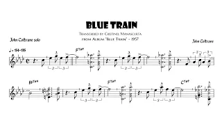 John Coltrane - Blue Train (transcription)