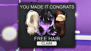 This obby ACTUALLY gives you Free new hair 😡🥰